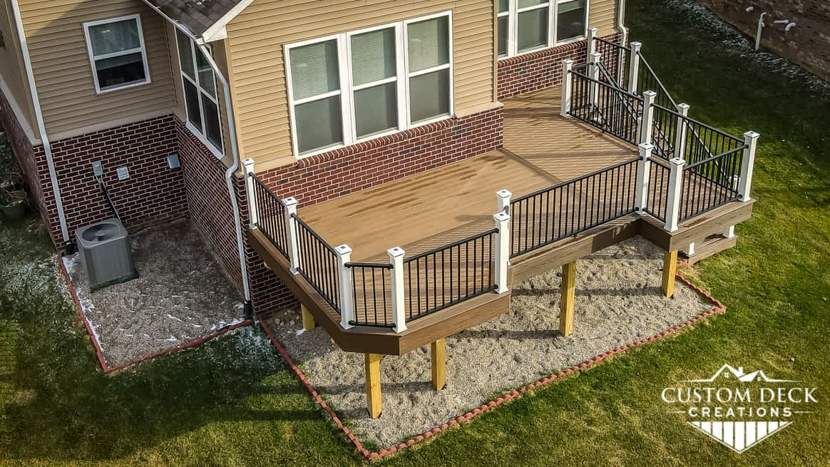Trex 2nd Story Deck in Toasted Sand