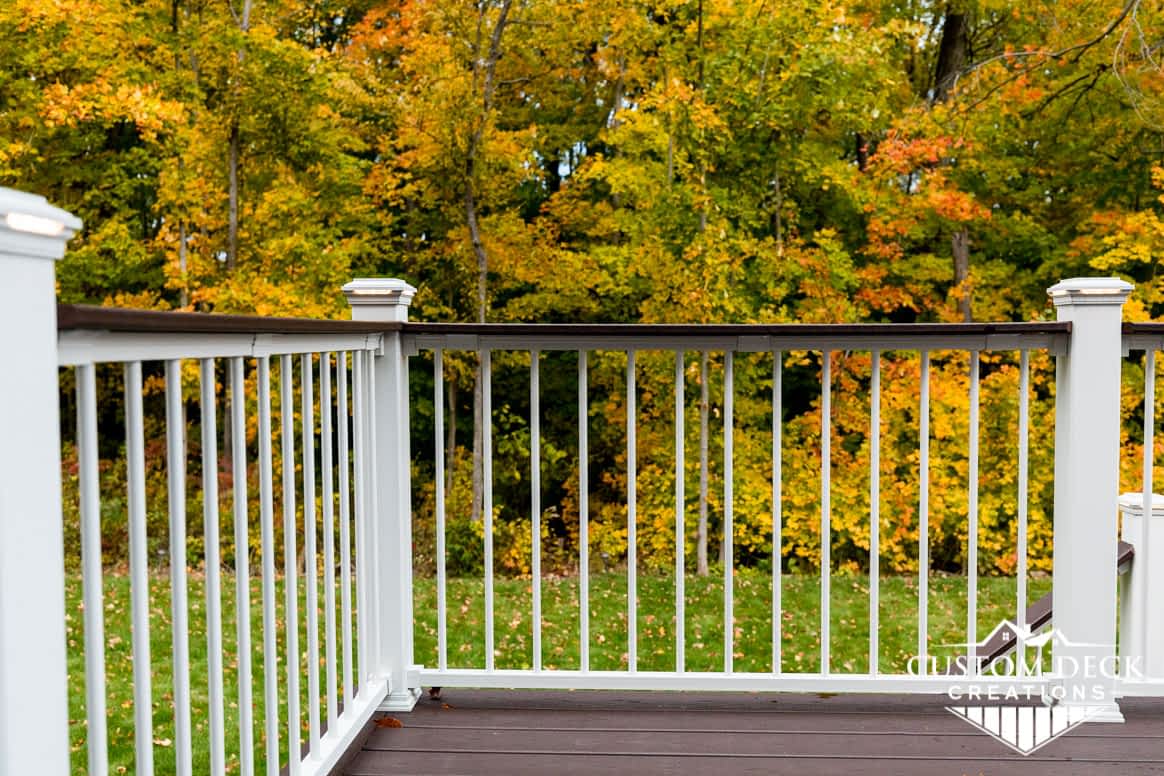 Fall season no maintenance to do on a Trex deck